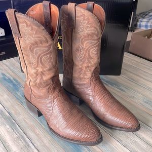 Teju Lizard Dan Post cowboy boot